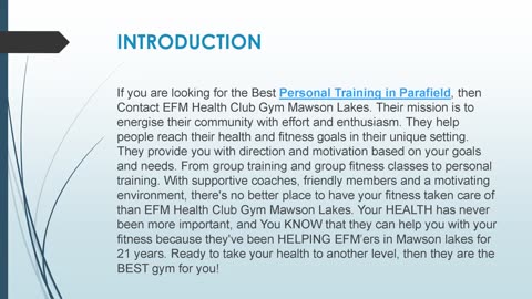 Best Personal Training in Parafield