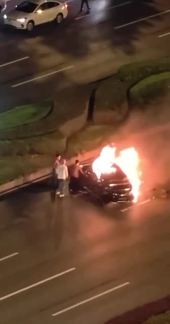 Luxury Chinese EV Electronicly Entombs Driver Inside Burning Vehicle in China