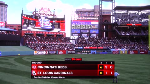 MLB The Show: Cincinnati Reds vs St. Louis Cardinals (S7 G155)