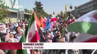 Iraníes marchan en apoyo a palestinos y por una paz duradera en Gaza