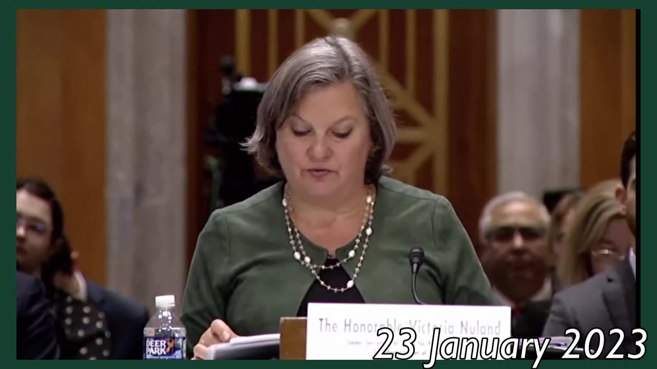 Twitter Video - Victoria Nuland and Nord Stream 2 - 2023-02-09