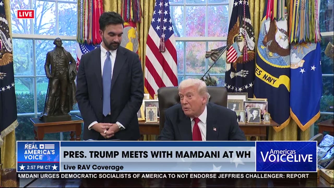 POTUS SURPRISED BY MAMDANI MEETING