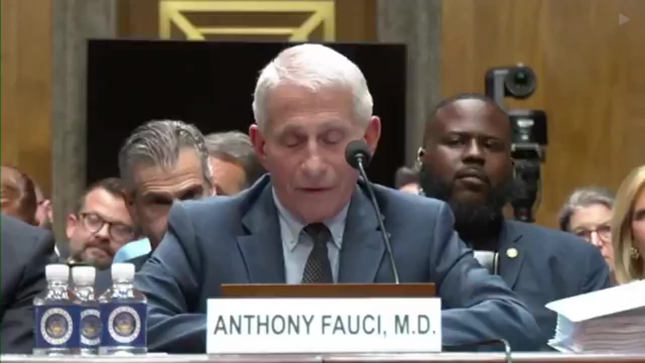 Anthony Fauci pleads the Fifth and declines to testify at a Senate hearing on COVID-19