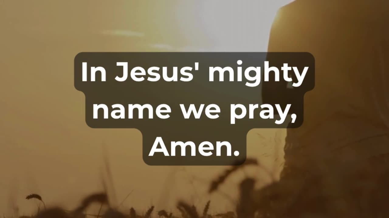 Powerful November Prayer!