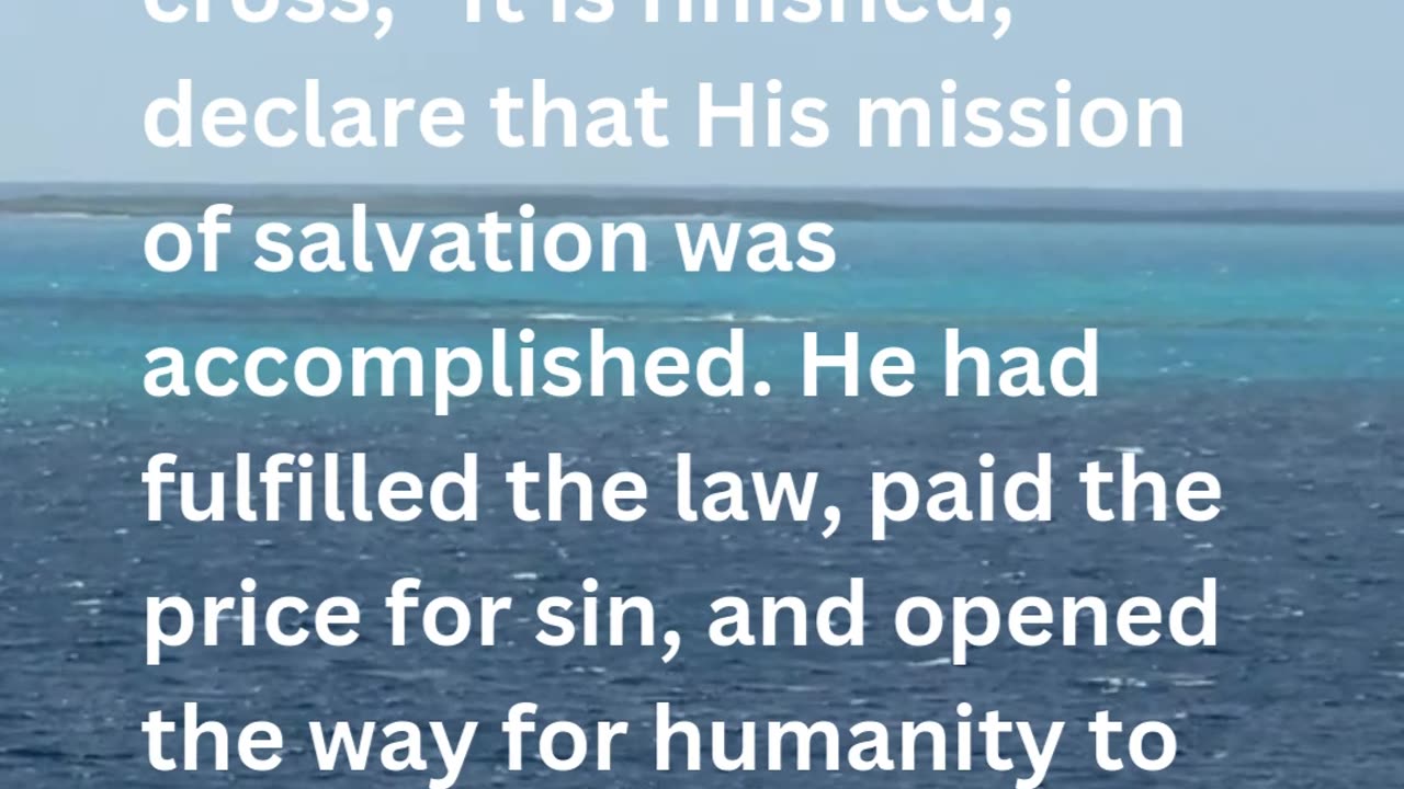 Daily Inspirations from God John 19:30 | Devotion