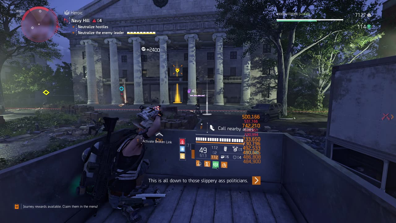 FRENZY + STEADY-HANDED = Synergy that no one expected / LMG Blindfire Bld / NAVY HILL TAXI GRAVEYARD