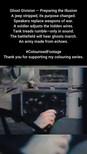 Modifying a Jeep for Sonic Deception #ColourisedHistory