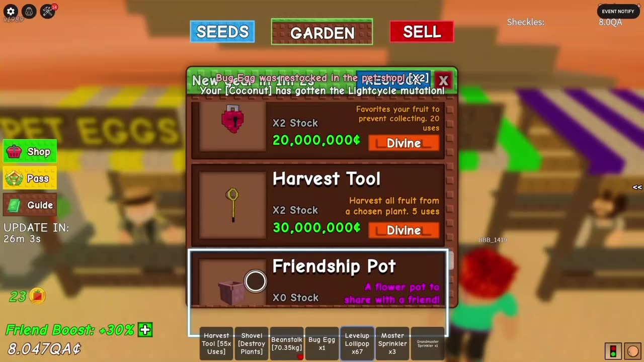 Grow a garden