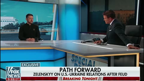 Zelensky Asked on Fox News if He Can Salvage Relationship with Trump