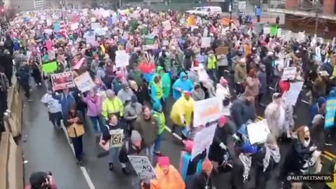 More people will have shown up to the People’s March against Donald Trump