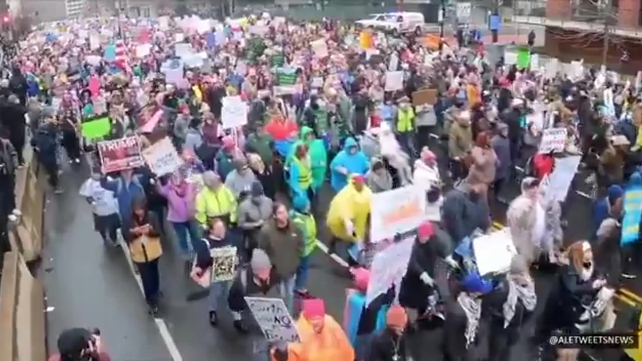 More people will have shown up to the People’s March against Donald Trump