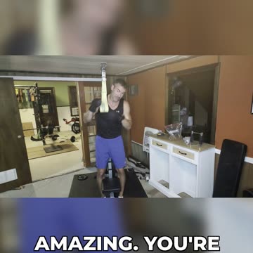 This Tricep Exercise Will Work Your Arms! Try It! (Plus a little blooper)