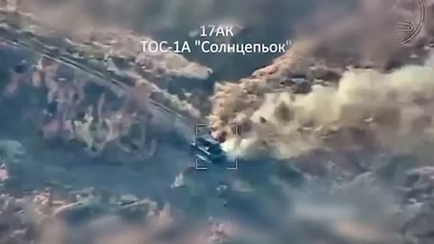 Russia's TOS-1A was supposed to spread terror, but now it's just a charred wreck