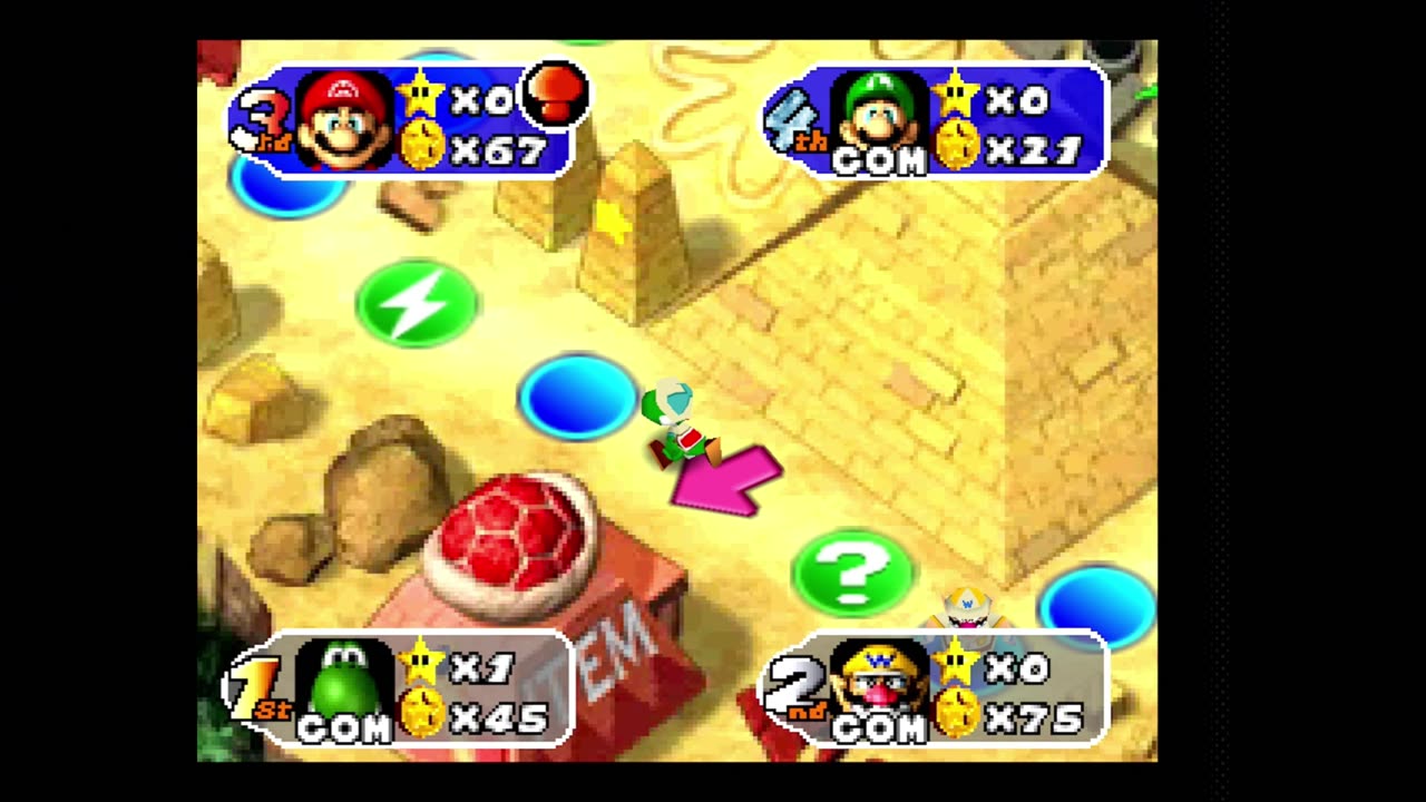 #marioparty2 HARD A.I. Mysteryland 35 Turn Game Part Three