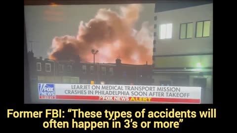 Former FBI： “These types of accidents will often happen in 3’s or more” ⧸ Philadelphia Plane Crash