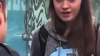 Liberal in tears and surprised to get arrested for stealing political sign