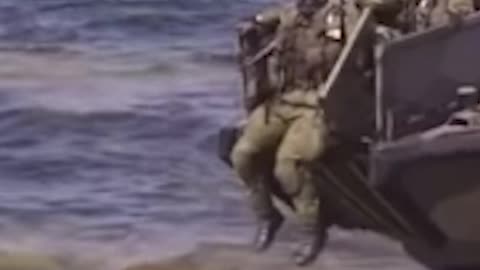 Troops fail to leave vehicle