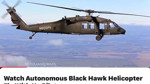 THE AUTONOMOUS BLACKHAWK! ☠ ~ Reloaded from STRANGER THAN FICTION NEWS