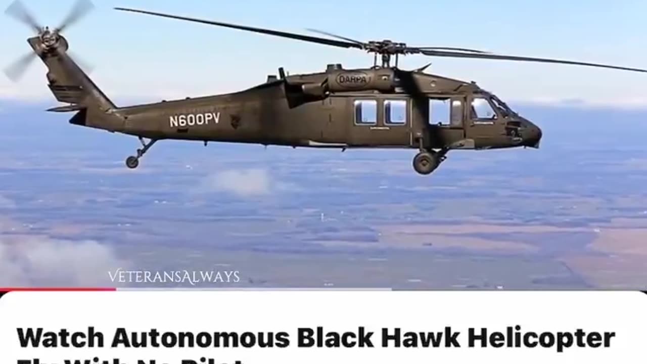 THE AUTONOMOUS BLACKHAWK! ☠ ~ Reloaded from STRANGER THAN FICTION NEWS