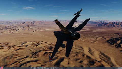 F-16c A/A engagement Flogger inbound