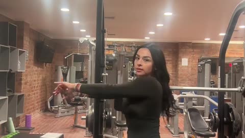 Workout with awesome tgirl