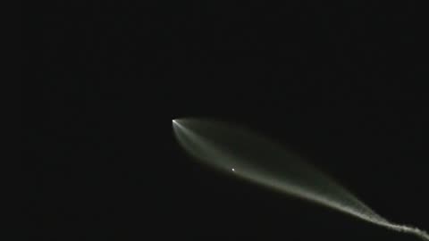 SpaceX Falcon9 passing by Southwest Arizona ~February 10, 2025