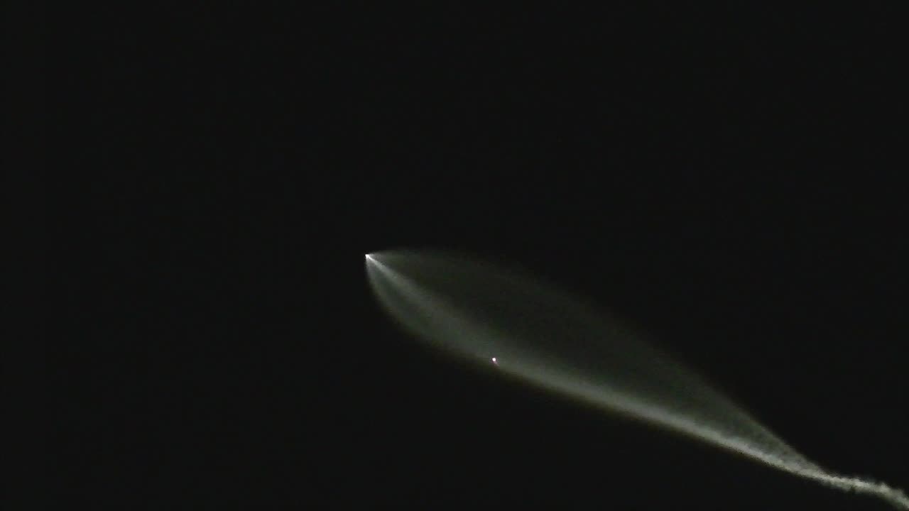 Falcon9 passing Venus, boosters huffing & puffing after seperation ~Southwest Arizona, February 10, 2025~