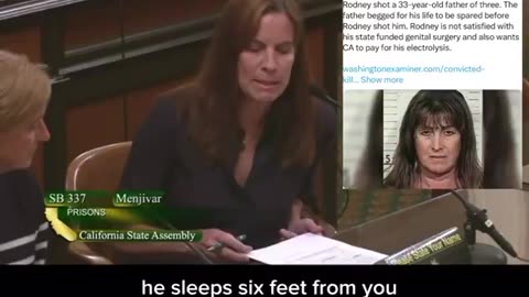 CA attorney speaks to lawmakers about the unfairness of men in women’s prisons