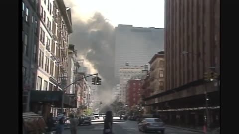 911 WTC 7 Northeast Corner And Penthouse From Street Before Collapse