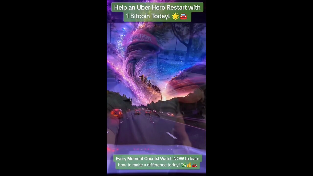 ✨ 1 Bitcoin can change his life! Join the movement! 🚗💖