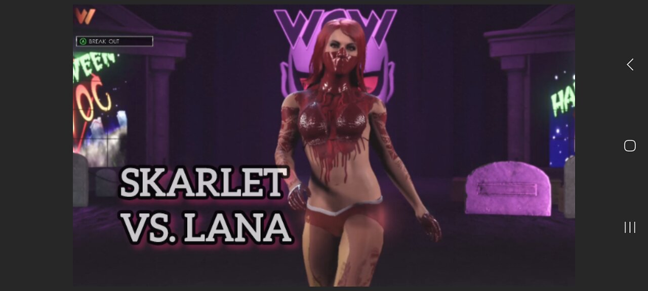 Skarlet vs. Lana WWE 2K22