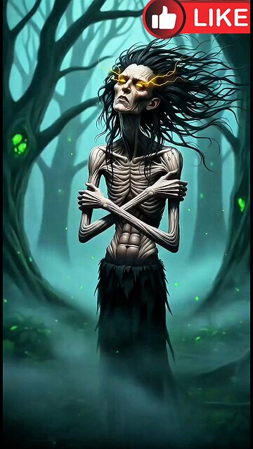 Skeleton Man grew weak from hunger as he lived in the forest. AI Generates Unique and Funny Videos