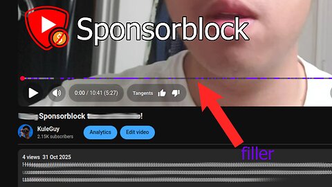 Using Sponsorblock to cut this video!