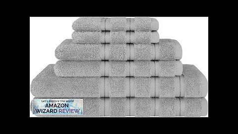 American Soft Linen Luxury 6 Piece Towel Set 2 Bath Towels 2 Review