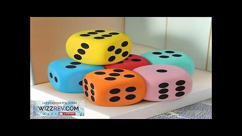 1PC 80mm Large Foam Dot Dices Six Sides Dices Kids Counting Toy Review