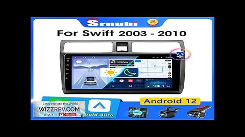 Srnubi Android 12 Carplay Car Radio for Suzuki Swift 2003 2006 Review