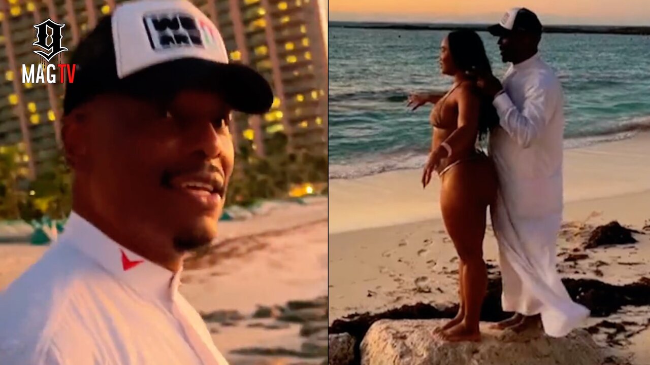 Tyrese & Fiancee Zelie Timothy Spend Time On The Beach During Vacation In The Bahamas! 🏝