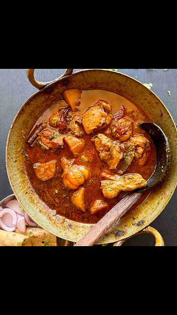 Chicken Curry Bihari Style ASMR Cooking