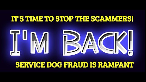 WE ARE IN DESPERATE NEED OF A NATIONAL SERVICE ANIMAL REGISTRY. WE NEED LAWS WITH TEETH TO STOP THIS RAMPANT SERVICE ANIMAL FRAUD!