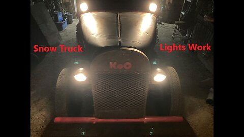 Snow Truck Shop Day Which Completed the Electrical Wiring Oct 26 2025