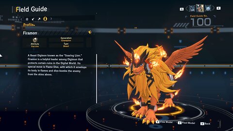 firamon all digivolution/de-digivolution/profile Digimon Story Time Stranger