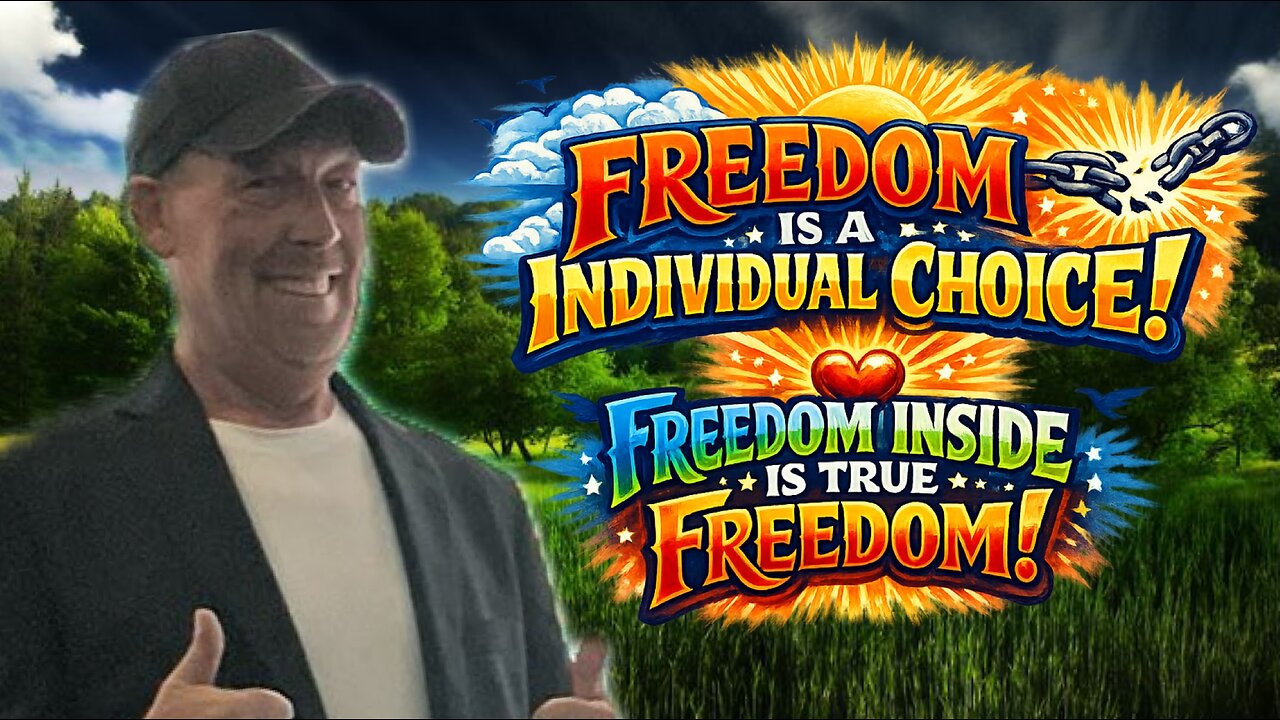 FREEDOM IS A INDIVIDUAL CHOICE! FREEDOM INSIDE IS TRUE FREEDOM!