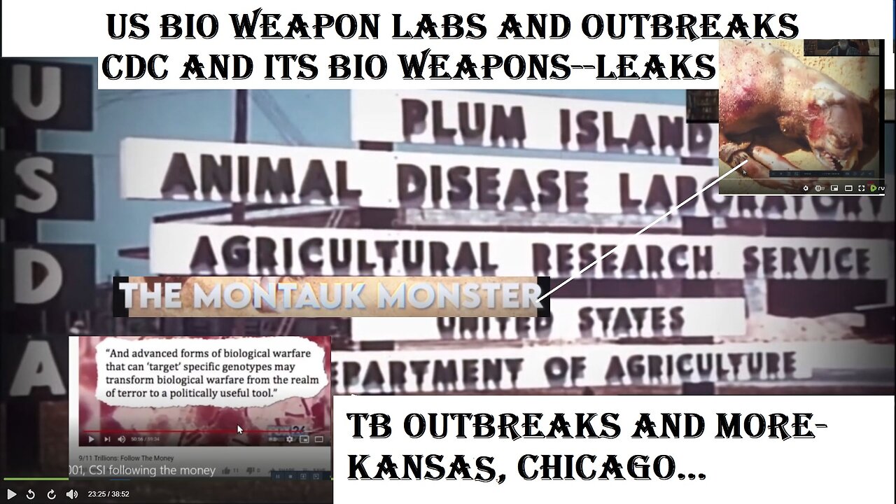 BREAKING , BIO WEAPONS UPON US,CDC,CHICAGO,KANSAS...TB...