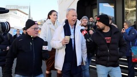 Former Google boss CRASHES OUT when confronted over censorship in Davos