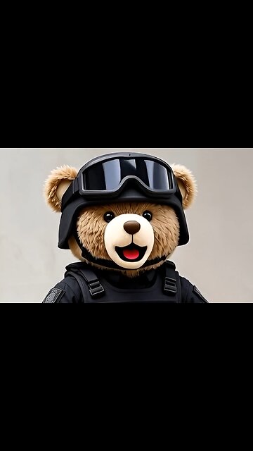 SWAT Teddy Bear - Grok Imagine Comedy