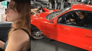 Woman Crashes Car Into Pedestrians and Cars at Japanese Car Meet