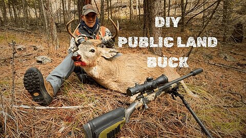 Public Land Whitetail Down! 370‑Yard Shot on 4‑Point Buck | Christensen Ridgeline FFT 300 WSM #deer