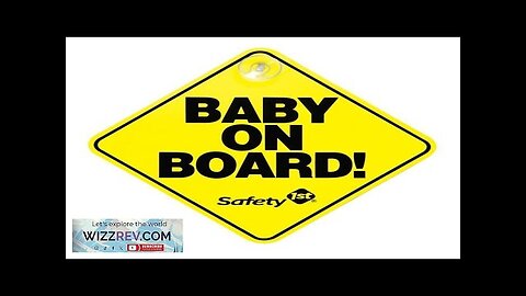 Safety 1st Baby on Board Sign Yellow Review