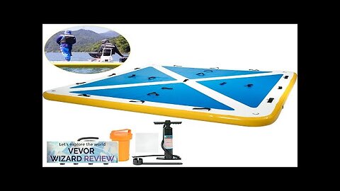 VEVOR Inflatable Floating Dock Inflatable Dock Platform with Electric Air Pump Inflatable Review