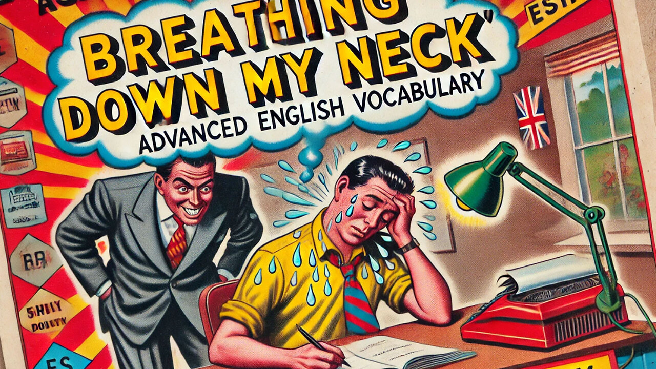 Vocabulary and Pronunciation "BREATHING DOWN MY NECK" Advanced English